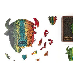 Bison 70 Piece Wooden Jigsaw Puzzle Geek Toys (ONLINE ORDER ONLY)
