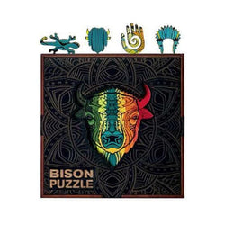 Bison 70 Piece Wooden Jigsaw Puzzle Geek Toys (ONLINE ORDER ONLY)