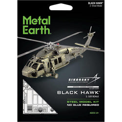 Black Hawk Helicopter 3D Steel Model Kit Metal Earth (ONLINE ORDER ONLY)