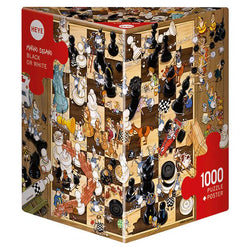 Black or White 1000 Piece Jigsaw Puzzle Heye (ONLINE ORDER ONLY)