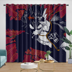 Black Clover Curtains Blackout Window Drapes (Online Order Only)