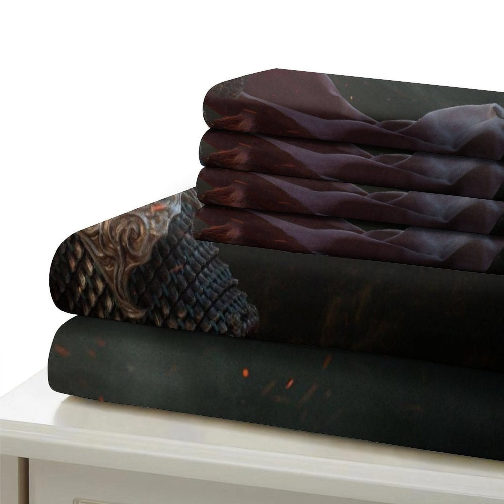 Black Myth Wukong Bedding Set Pattern Quilt Cover Without Filler (Online Order Only)