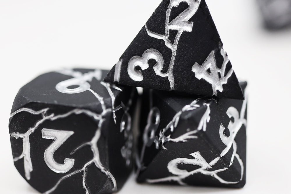 Black Quarry - Metal RPG Dice Set (ONLINE ORDER ONLY)