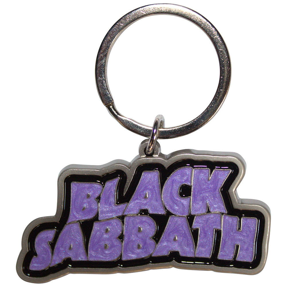 Black Sabbath Band Purple Logo Keychain (ONLINE ORDER ONLY)