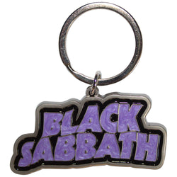 Black Sabbath Band Purple Logo Keychain (ONLINE ORDER ONLY)