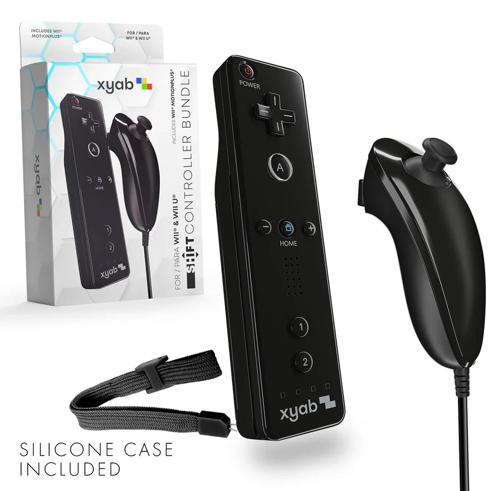White Wireless Controller Bundle Compatible with Nintendo Wii & Wii U (Online Order Only)