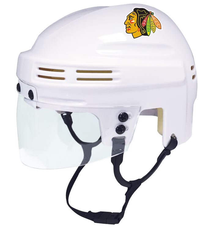 Chicago Blackhawks - NHL Collectible Mini Helmet - Picture Inside - FANZ Collectibles (Online Order Only) (ONLINE ORDER ONLY)