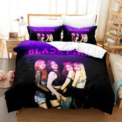 Blackpink Cosplay Bedding Set Quilt Covers Without Filler (Online Order Only)