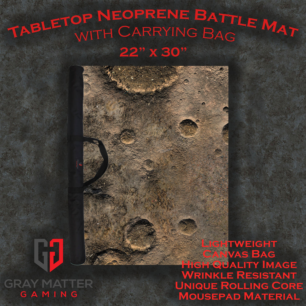 Blasted Battlefield - Neoprene Battle Mat with Bag (Online Order Only)