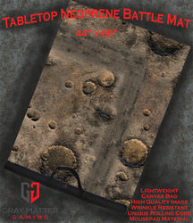 Blasted Battlefield - Neoprene Battle Mat with Bag (Online Order Only)