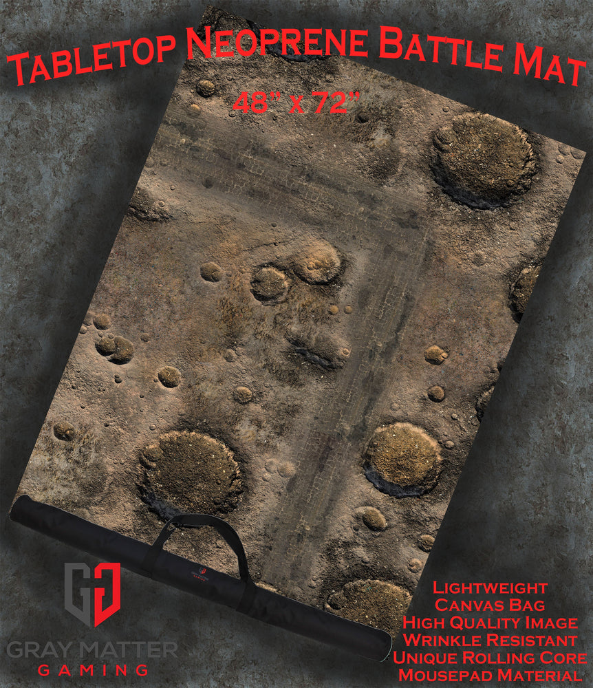 Blasted Battlefield - Neoprene Battle Mat with Bag (Online Order Only)