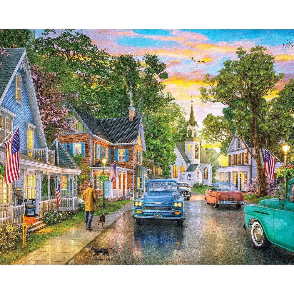 Blissful Borough 1000 Piece Jigsaw Puzzle Springbok (ONLINE ORDER ONLY)
