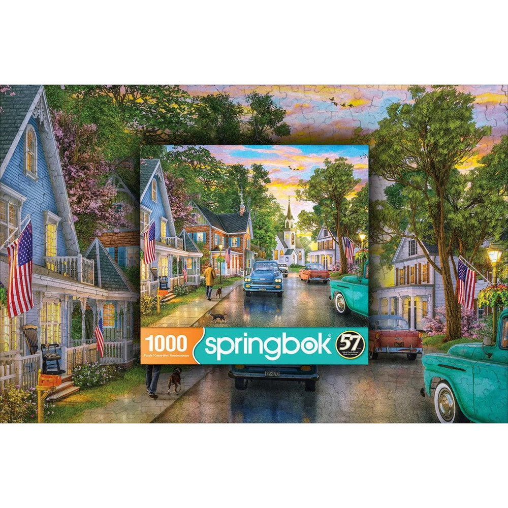 Blissful Borough 1000 Piece Jigsaw Puzzle Springbok (ONLINE ORDER ONLY)