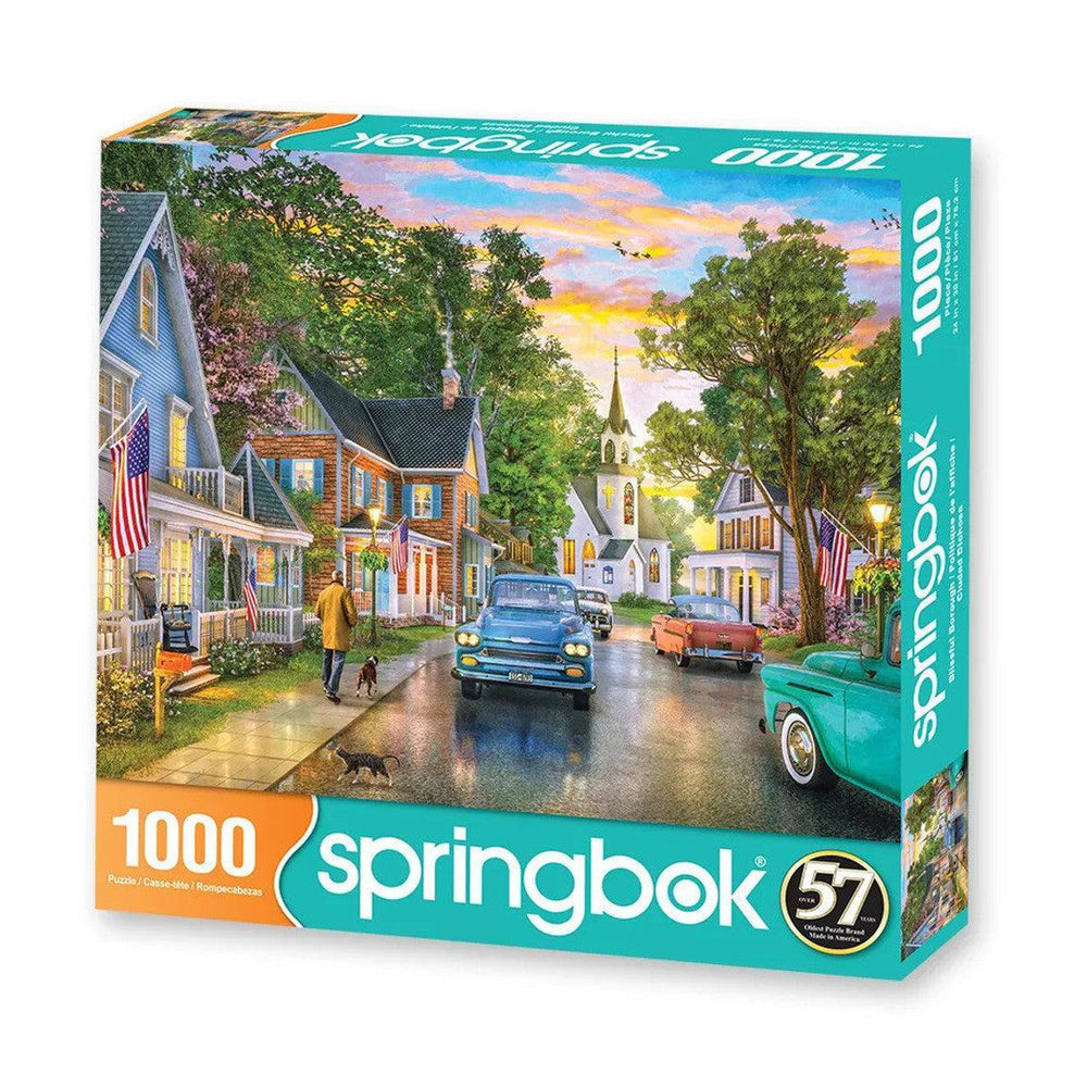 Blissful Borough 1000 Piece Jigsaw Puzzle Springbok (ONLINE ORDER ONLY)
