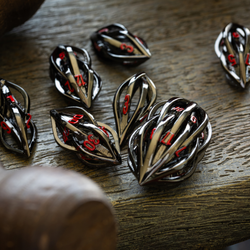 Bloodthorn Hollow Metal DND Dice Set (ONLINE ORDER ONLY)