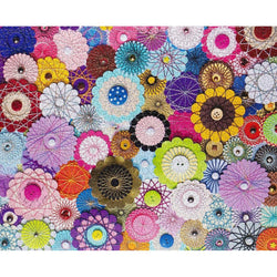 Bloomin Buttons 1000 Piece Jigsaw Puzzle Springbok (ONLINE ORDER ONLY)