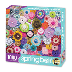 Bloomin Buttons 1000 Piece Jigsaw Puzzle Springbok (ONLINE ORDER ONLY)