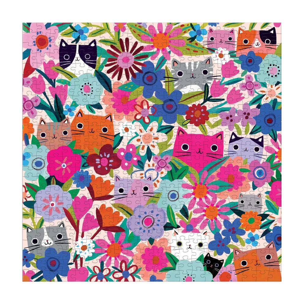 Blooming Cats 500 Piece Jigsaw Puzzle Mudpuppy (ONLINE ORDER ONLY)