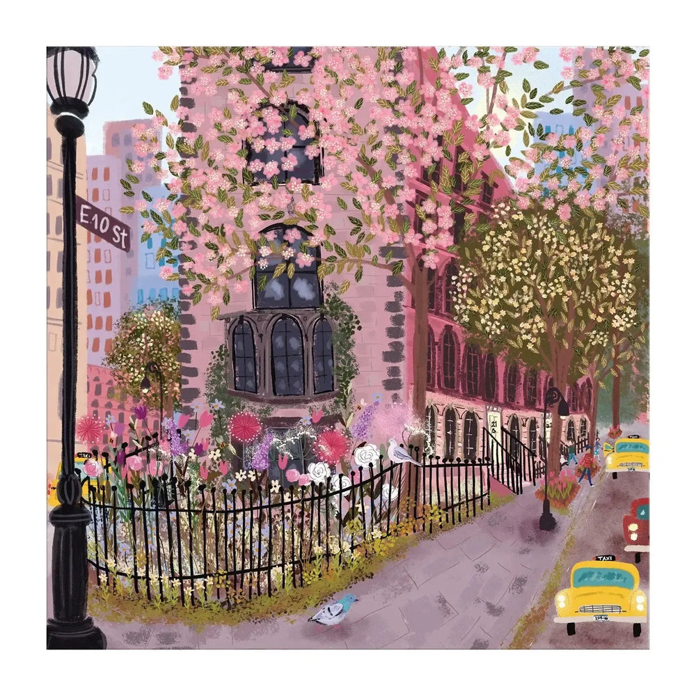 Blooming Streets 500 Piece Jigsaw Puzzle Galison (ONLINE ORDER ONLY)