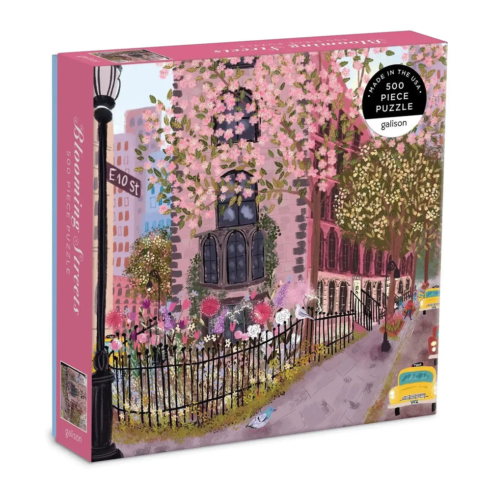 Blooming Streets 500 Piece Jigsaw Puzzle Galison (ONLINE ORDER ONLY)