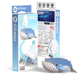 Blue Whale 3D Cardboard Model Kit Eugy (ONLINE ORDER ONLY)