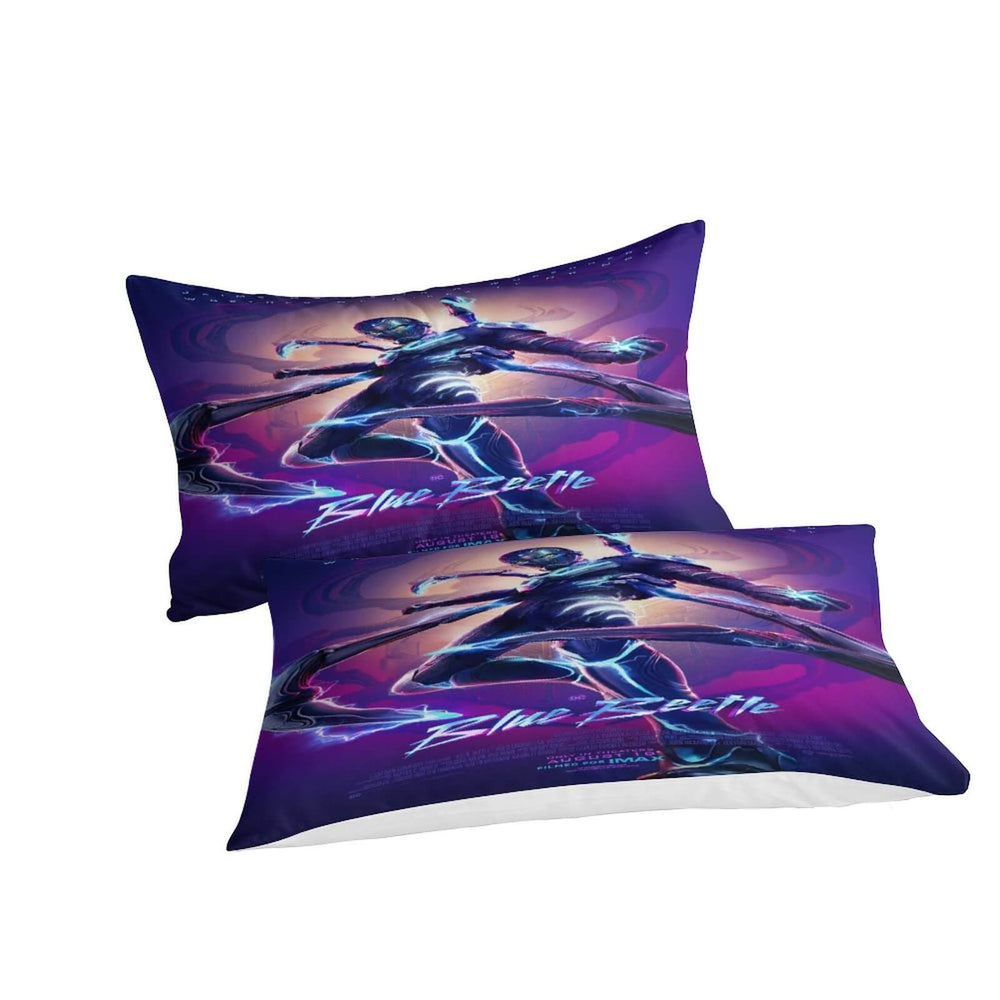 Blue Beetle Bedding Set Quilt Duvet Cover Without Filler (Online Order Only)