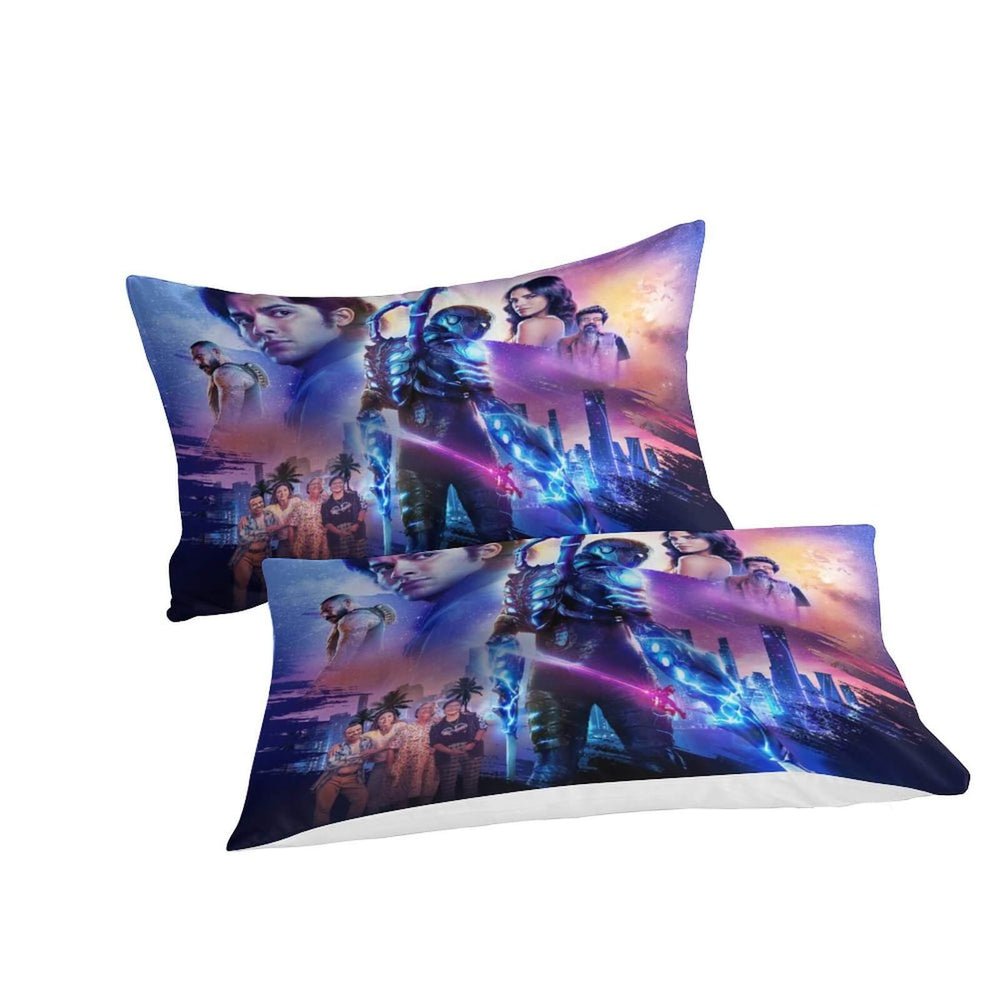 Blue Beetle Bedding Set Quilt Duvet Cover Without Filler (Online Order Only)