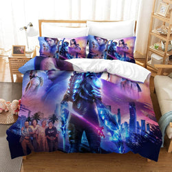 Blue Beetle Bedding Set Quilt Duvet Cover Without Filler (Online Order Only)