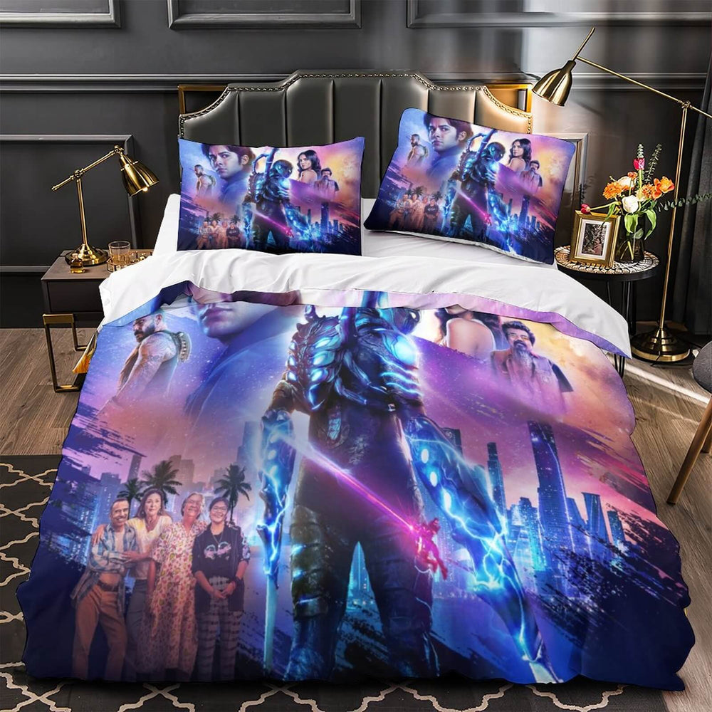Blue Beetle Bedding Set Quilt Duvet Cover Without Filler (Online Order Only)