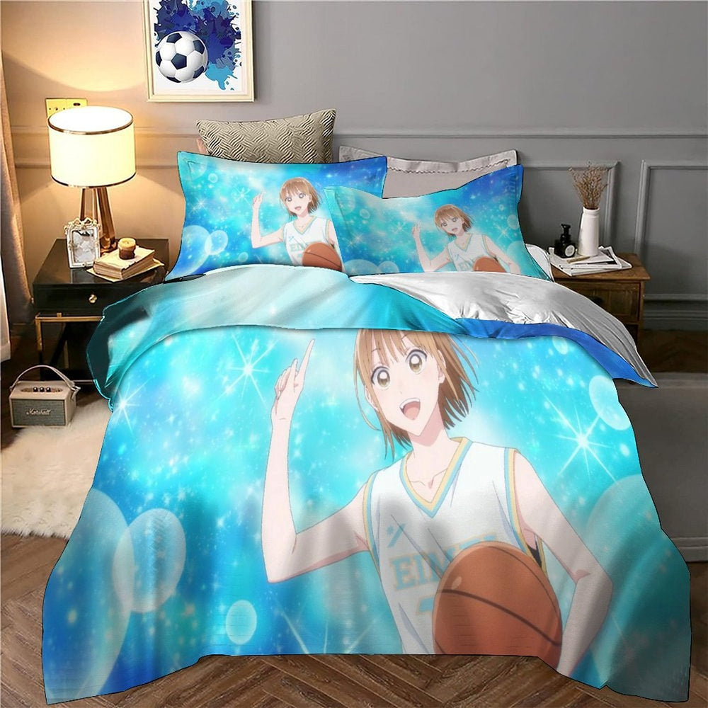 Blue Box Bedding Set Pattern Quilt Cover Without Filler (Online Order Only)