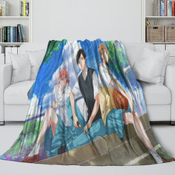 Blue Box Blanket Flannel Fleece Throw Room Decoration (Online Order Only)