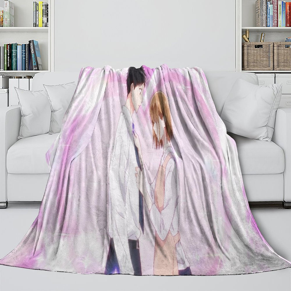 Blue Box Blanket Flannel Fleece Throw Room Decoration (Online Order Only)