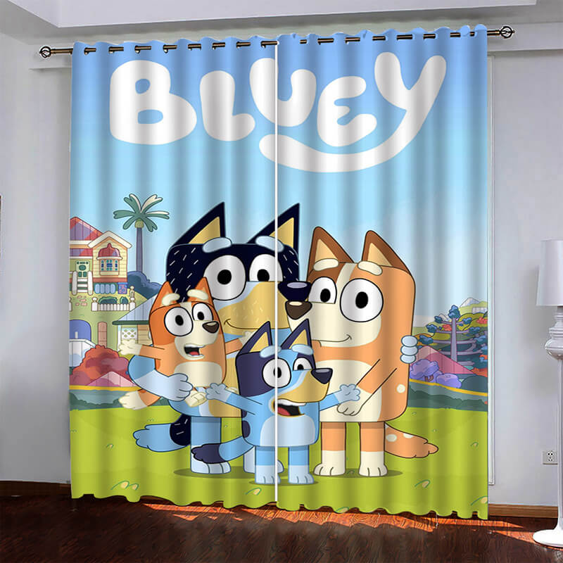 Bluey Curtains Blackout Window KidsDrapes (Online Order Only)