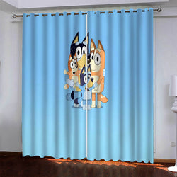 Bluey Curtains Blackout Window Drapes Room Decoration (Online Order Only)