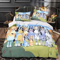 Bluey Duvet Cover Pattern Bedding Set Without Filler (ONLINE ORDER ONLY)