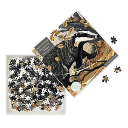 Blustery Day Badger 1000 Piece Jigsaw Puzzle Flame Tree