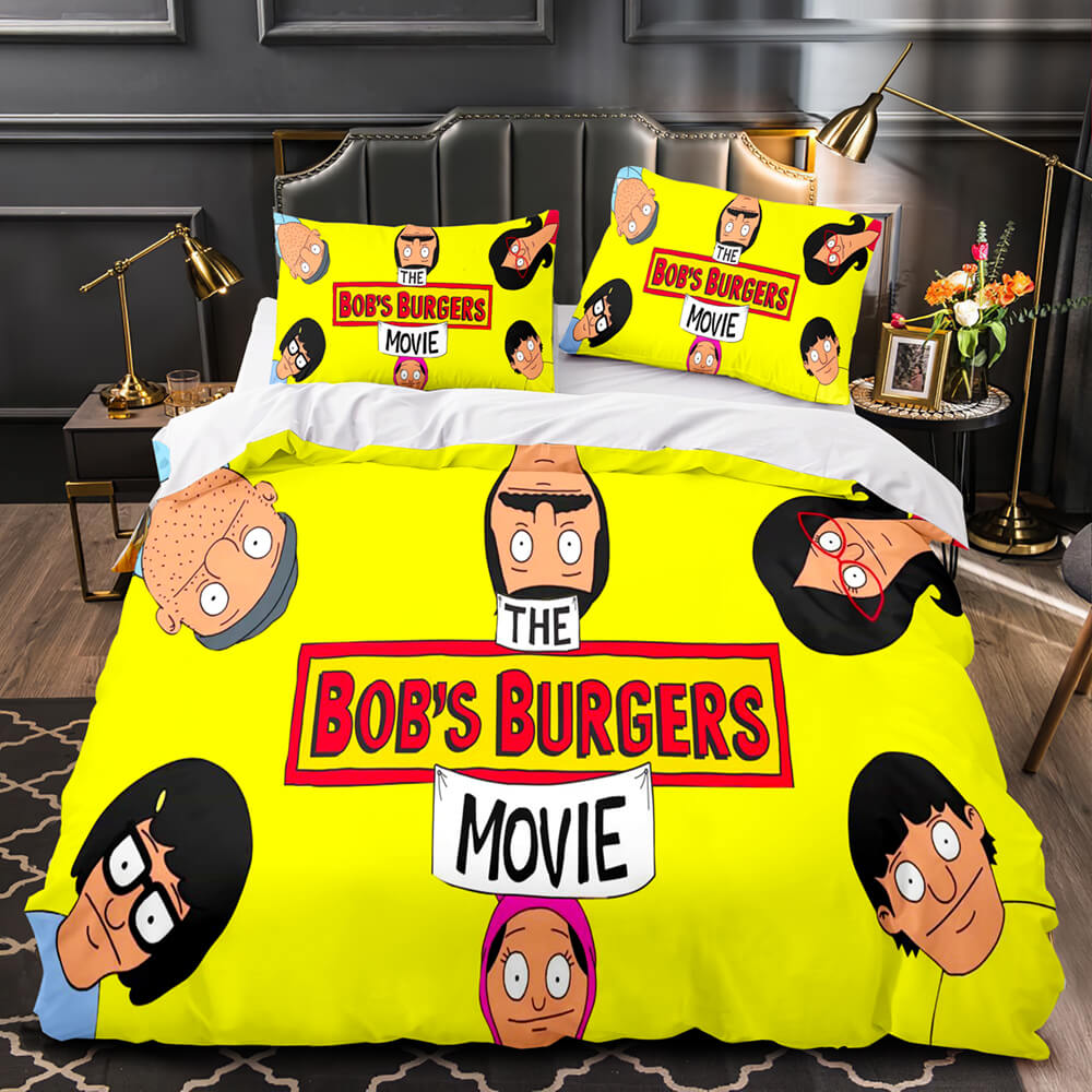 Bob's Burgers The Movie Bedding Set Quilt Duvet (Online Order Only)