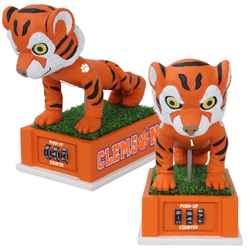 The Tiger Clemson Tigers Mascot Push-Up Counter Bobblehead (ONLINE ORDER ONLY)