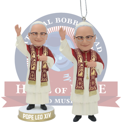 Pope Leo XIV Mini Bobbleheads (Presale)