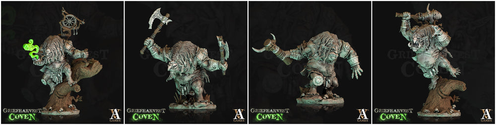 3D Printed Archvillain Games Bog Trolls Griefharvest Coven 28 32mm D&D (Online Only)