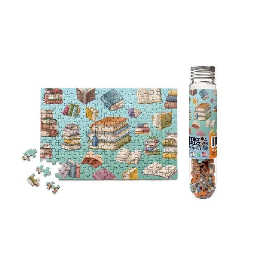 Book Collage 150 Piece Mini Jigsaw Puzzle Micro Puzzles (ONLINE ORDER ONLY)