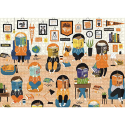 Book Nerds 1000 Piece Jigsaw Puzzle Gibbs Smith (ONLINE ORDER ONLY)