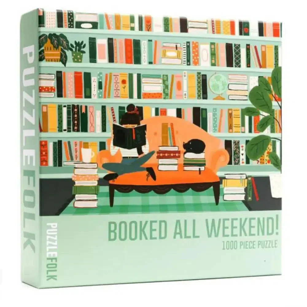 Booked All Weekend! 1000 Piece Jigsaw Puzzle PuzzleFolk (ONLINE ORDER ONLY)
