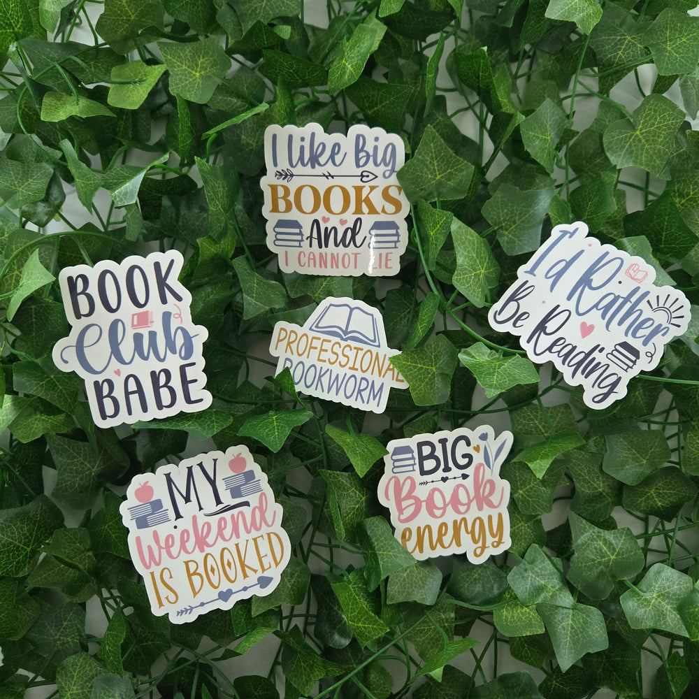 Book Lover Quote Stickers (ONLINE ORDER ONLY)