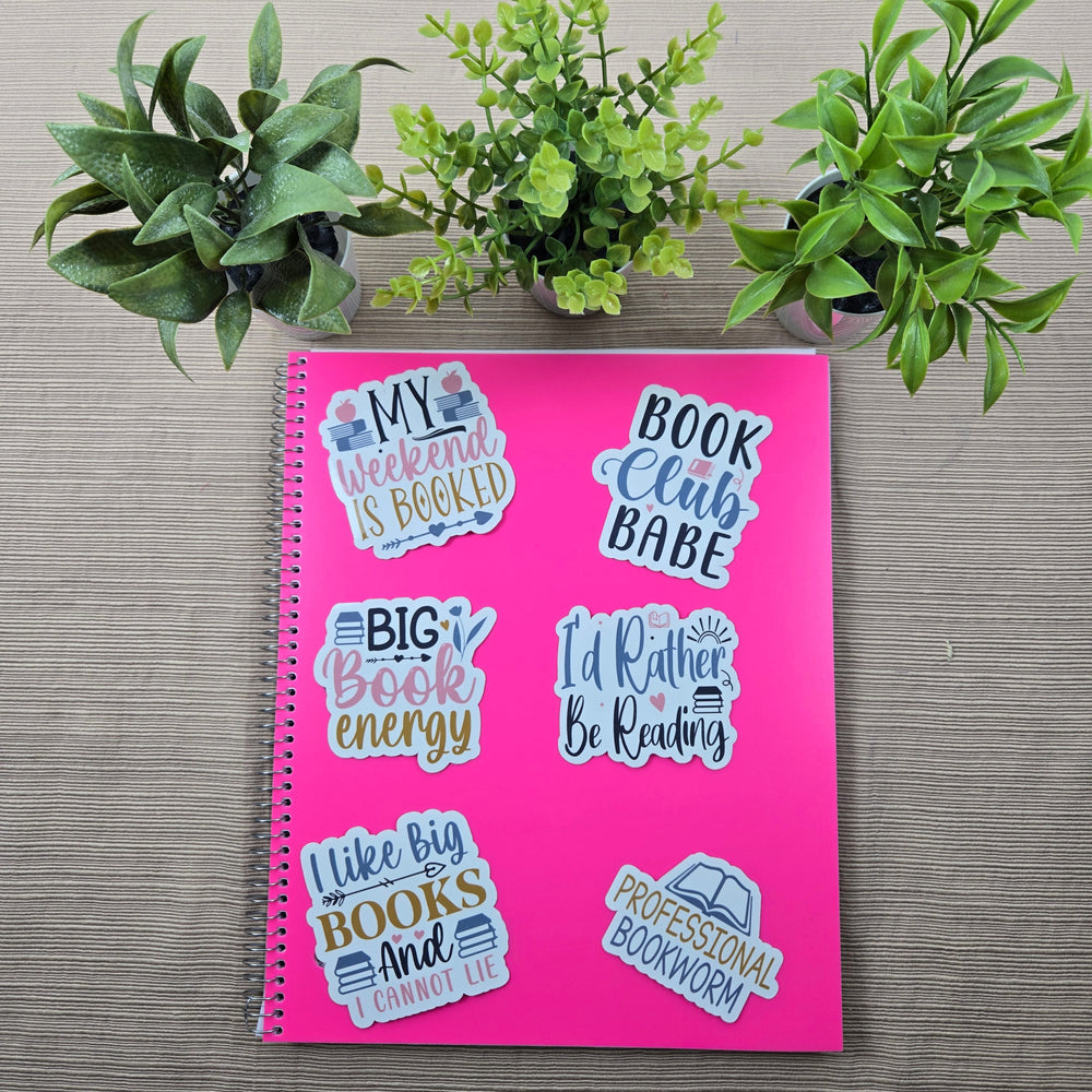 Book Lover Quote Stickers (ONLINE ORDER ONLY)
