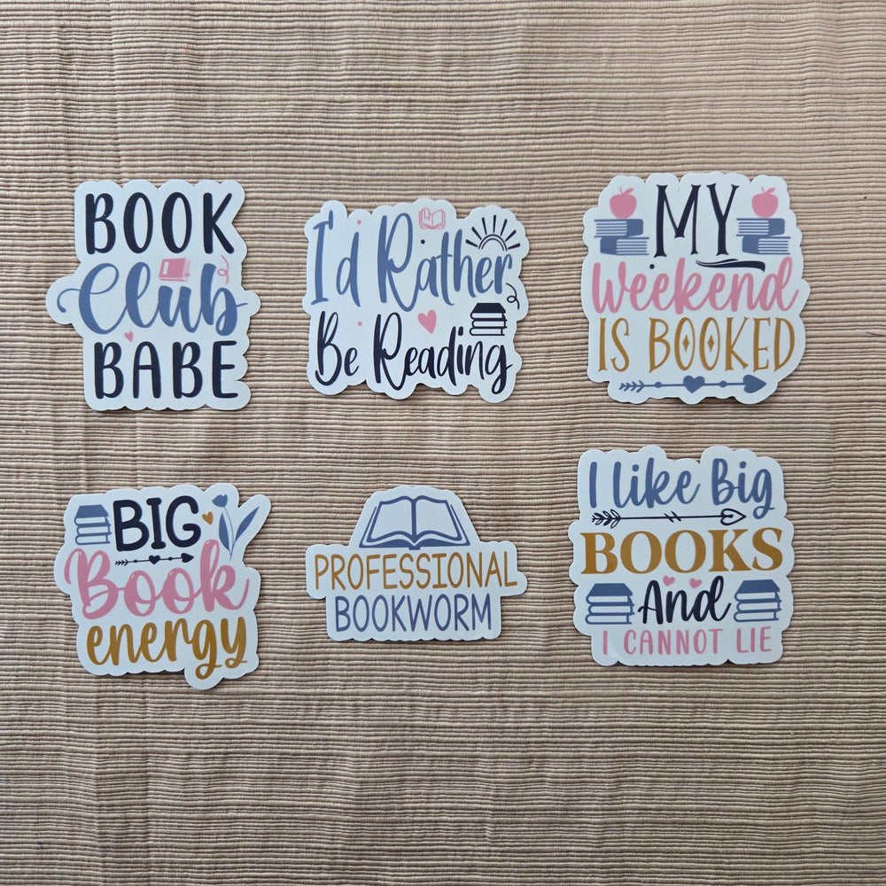 Book Lover Quote Stickers (ONLINE ORDER ONLY)