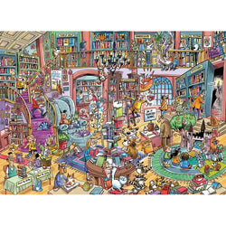 Bookshop Bedlam 1000 Piece Jigsaw Puzzle Cobble Hill (ONLINE ORDER ONLY)