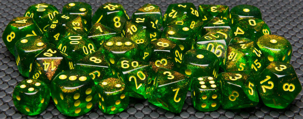 Chessex Maple Green/yellow (Multiple Options) (Online Only)