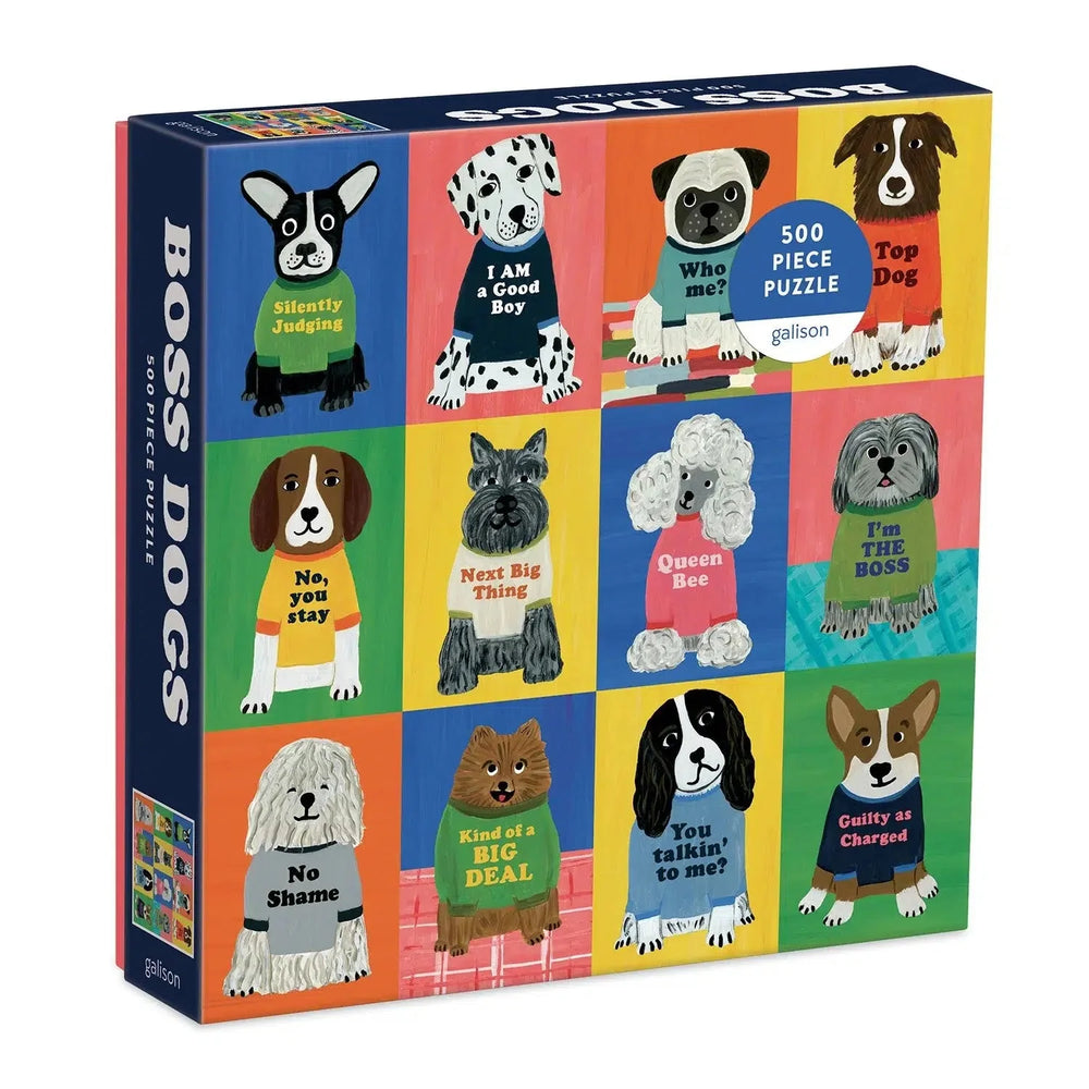 Boss Dogs 500 Piece Jigsaw Puzzle Galison (ONLINE ORDER ONLY)