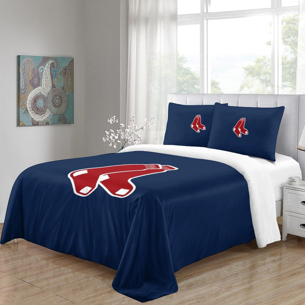 Boston Red Sox Bedding Set Quilt Cover Without Filler (Online Order Only)
